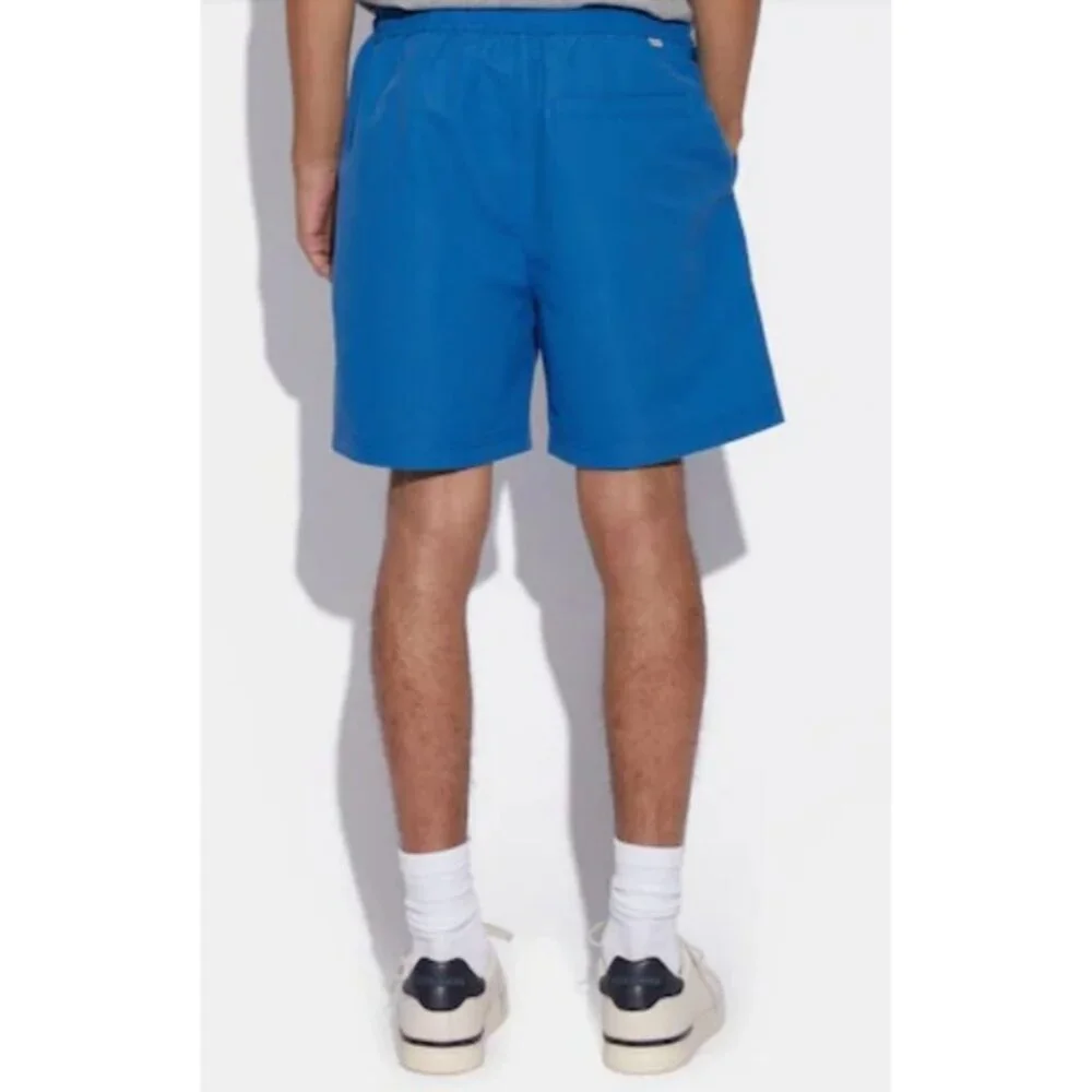 Coach Magic Print Signature Logo Swim Trunks Bright Blue Mens Sizes NWT - Picture 4 of 5